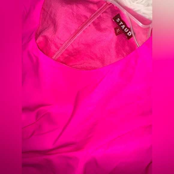 NEW Staud Calypso Cutout maxi Dress Bougainvillea Pink sz XL - Picture 6 of 10